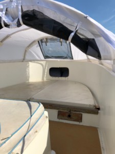 Mako 22ft center console boat with marine Canopy
