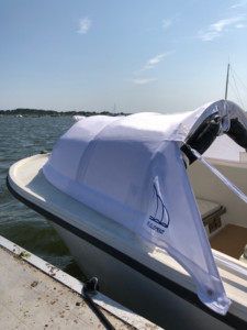 Mako 22ft Classic center console with The Element bow dodger