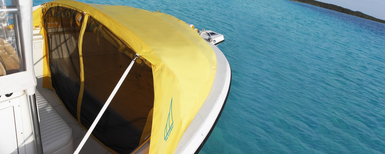 Prefab Instant Cabin | Custom Bimini Boat Tops | Marine Canopy - THE ...