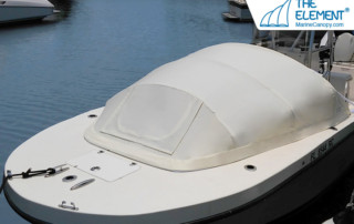 The Element® Marine canopy provides a wide range of benefits for those seeking to take their open bow boat out for the weekend with family.